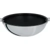 CRISTEL Wok Casteline Ø 28 cm Manche Amovible Anti-Adhésif Inox* Woks