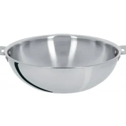 CRISTEL Wok Casteline Ø 24 cm Manche Amovible Inox* Woks