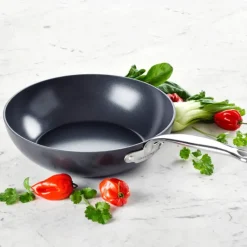 GREENPAN Wok en Céramique Ø 28 cm, collection BARCELONA PRO ™* Woks