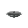 CHASSEUR Wok en Fonte 37 cm Caviar* Woks