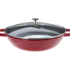 STAUB Wok en Fonte 30 cm Rouge* Woks