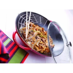 STAUB Wok en Fonte 37 cm Rouge* Woks