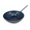 DE BUYER Wok Tôle Bleue Ø 32 cm Blue Carbon* Woks